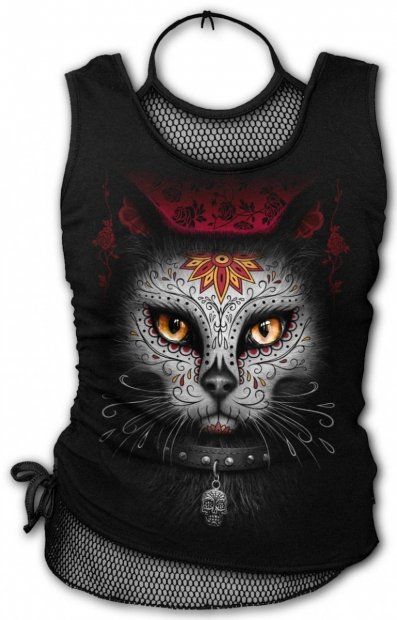 Catrina - Ladies 2in1 Mesh Top Spiral