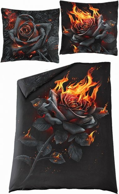 Burnt Rose Single (200x135) - Pościel Spiral