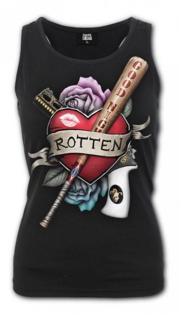 Harley Quinn Rotten - Razor Top Spiral - Damska