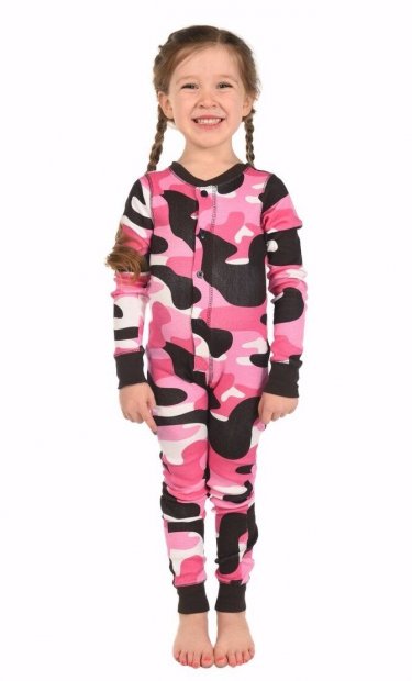 Camo Deer Flapjack - Dziecięca Piżama Pajac - LazyOne
