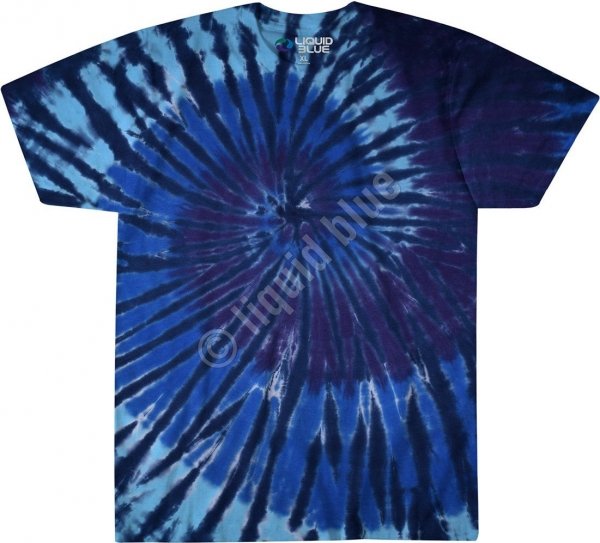 Blue Spiral Streak - Liquid Blue