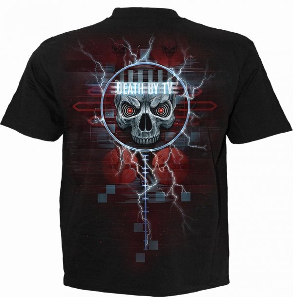 Death by TV T-shirt -  Tričko - Spiral