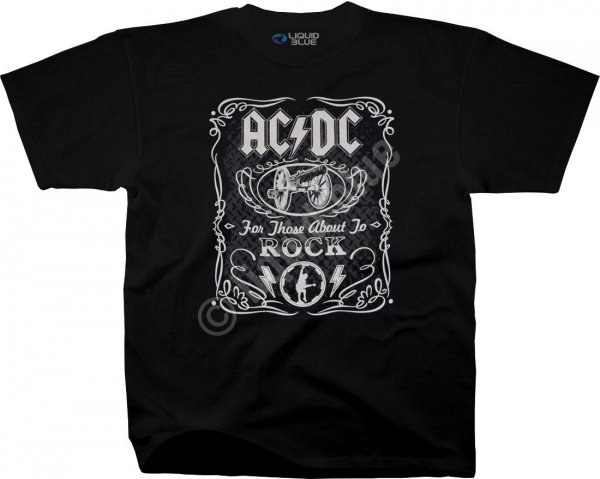 ACDC Label - Liquid Blue