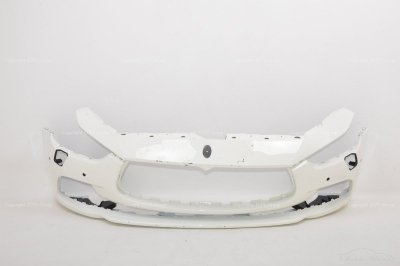 Maserati Ghibli 2013 Front bumper for PDC sensors and washer caps