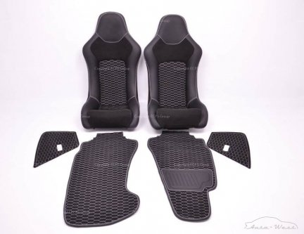 Aston Martin Vantage DB9 DBS Virage Carbon bucket seats with carpets and door panels Lamborghini Huracan style