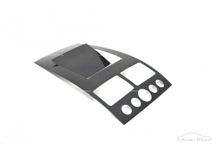 Aston Martin Vantage V8 V12 2008-2014 DB9 DBS Virage Rapide Carbonowy panel ramka konsoli wysoki połysk