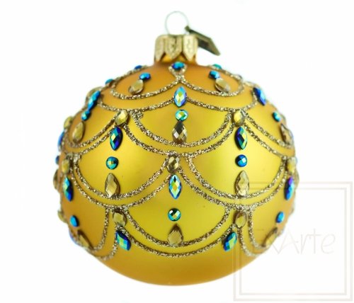  Christmas tree decoration Ball 8 cm – Golden Art Deco