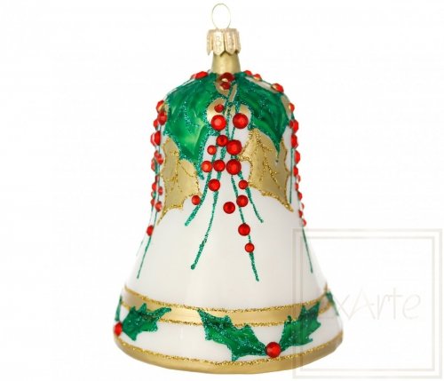Christmas ornament bell 9cm - Wintry