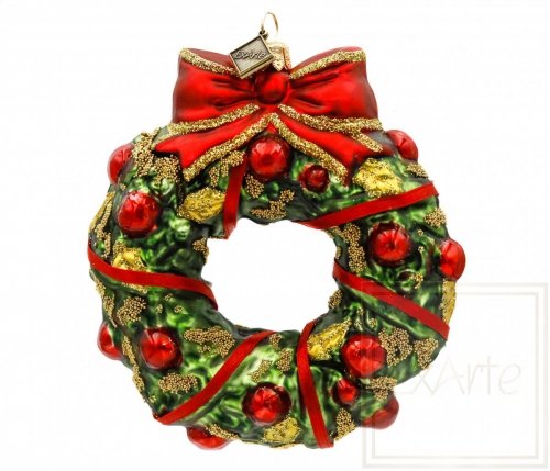 Christmas bauble christmas wreath - 11cm