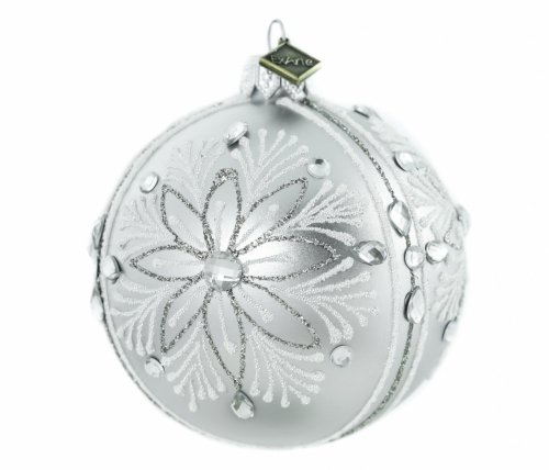 Christmas ornament Ball 8cm - Snowfake