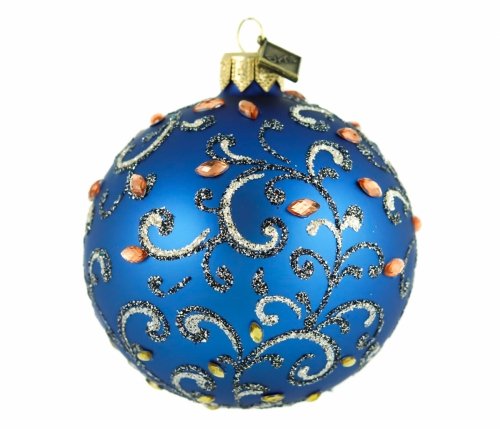 Szklana bombka choinkowa Kula 8cm - Iskry