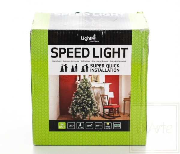 lampki choinkowe ciepłe białe speed