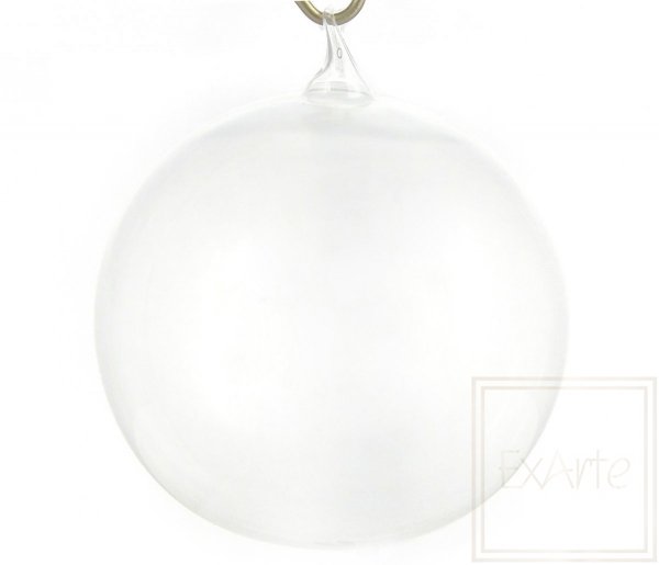bombka szklana kula transparentna / Ball von 12 cm - Weihnachtskugeln