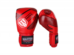 Rękawice bokserskie skórzane MASTERS RBT-RED 14 oz    