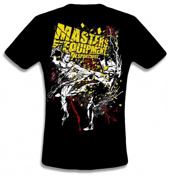 koszulka treningowa czarna masters TS-21