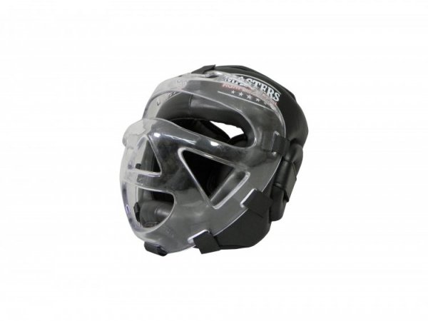 Kask bokserski z maską KSSPU-M czarny  www.budosport.pl
