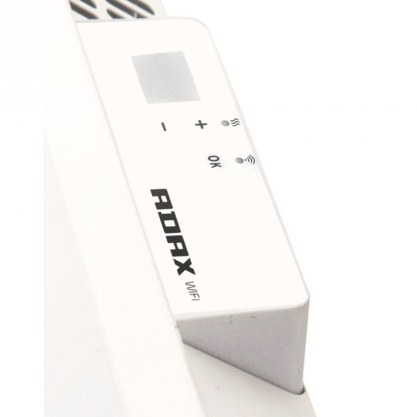 Grzejnik szklany ADAX Clea WiFi H10 KWT biały / 1000W