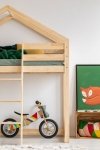 Kinderbett Etagenbett Häuschenbett Mila DMPA 80x140 ADEKO