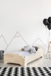 Children wooden bed BOX 9 80x180cm