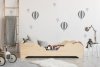 Children wooden bed BOX 10 90x200cm