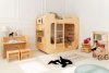 Children's  bunk bed house bed MUNDO  90x180 ADEKO