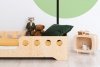 Lit en bois Lit Maison KIKI 5 - L  80x180cm ADEKO