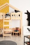 Zippo PA 80x180cm Łóżko piętrowe dziecięce domek Mila ADEKO