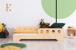 Lit en bois Lit Maison KIKI 5 - L  80x160cm ADEKO