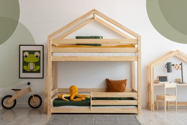 Dětská postýlka patrové postele domeček Mila DMPB 90x190 ADEKO