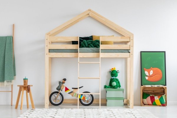 Kinderbett Etagenbett Häuschenbett Mila DMPA 90x190 ADEKO