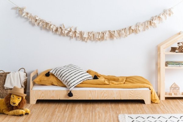 Lit en bois Lit Maison KIKI 2  80x190cm ADEKO