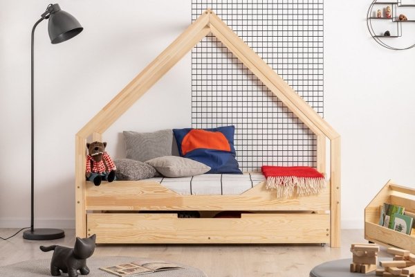 Loca B 70x180cm Łóżko dziecięce drewniane ADEKO