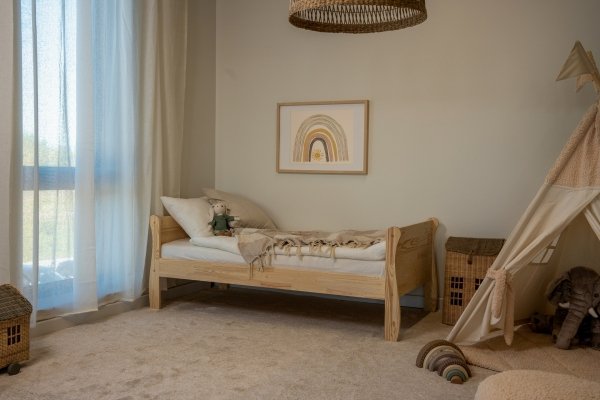 (48)ROMA 90x200cm Łóżko dziecięce drewniane ADEKO