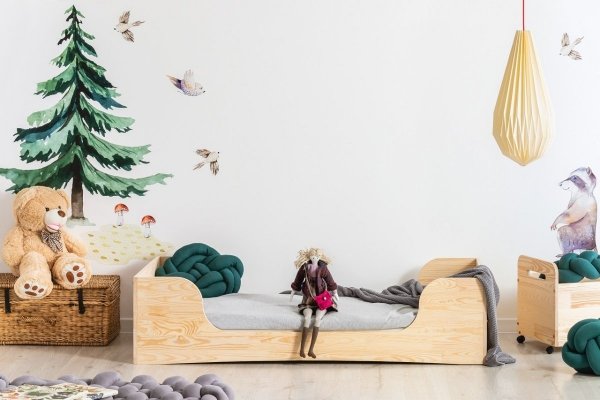 PEPE 6 90x140cm Łóżko drewniane dziecięce