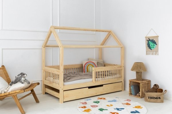 MBW 90x140cm Łóżko dziecięce domek Mila ADEKO