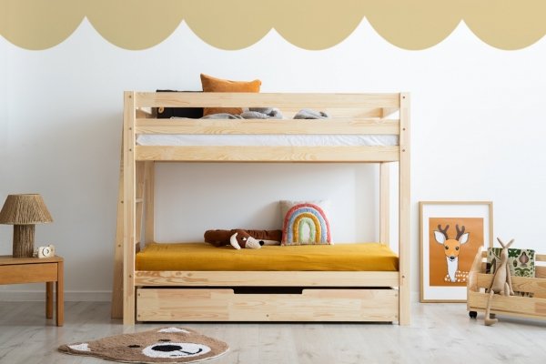 CLPB 80x190cm Łóżko piętrowe dziecięce  Mila ADEKO