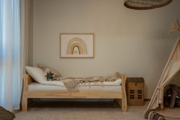 (48)ROMA 70x140cm Łóżko dziecięce drewniane ADEKO