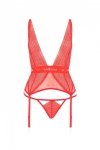 MIRAJANE CORSET Czerwony gorset 