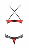 SCARLET BIKINI Czerwony zestaw 