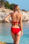 Ewlon Pola (3) Czerwony kostium kąpielowy