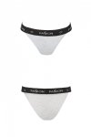 PS015 PANTIES grey sportowe figi