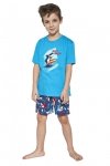 Cornette Shark 789/90 Turkusowa piżama chłopięca