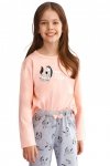 Taro Sarah 2615 różowa piżama dziewczęca 