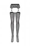 Obsessive Garter stockings S206 black Pończochy