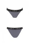 PS015 PANTIES dark grey sportowe figi