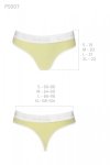 PS007 PANTIES yellow stringi bawełniane 