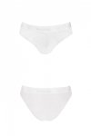 PS001 PANTIES white figi bawełniane z koronką