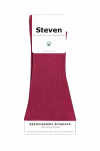 Steven bezuciskowe 018 bordowe skarpetki damskie