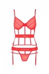KYOUKA CORSET Czerwony gorset