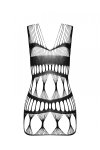 BS089 Bodystocking Czarny 